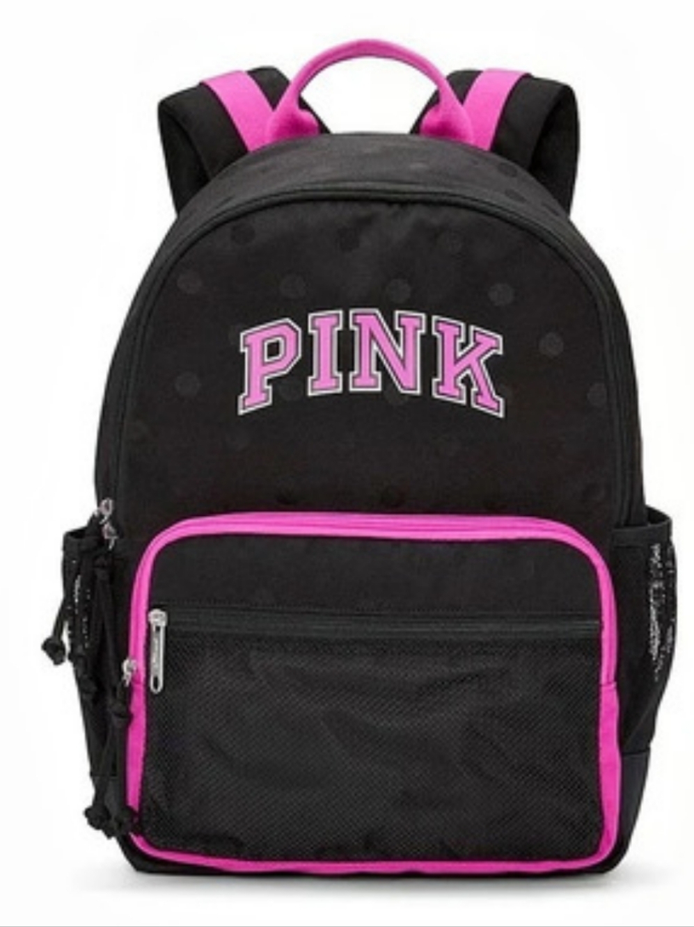 PINK Campus Backpack 18 Liters backpack with black And Pink fabric, NWT